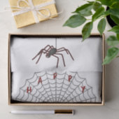 Happy Halloween Spider Web Tissue Paper Seidenpapier (Geschenk)