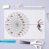 Happy Halloween Spider Web Tissue Paper Seidenpapier (Handwerk)