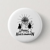 Happy Halloween, Spiders Halloween Button (Vorderseite)