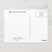 Happy Halloween Spiders Postcard Postkarte (Rückseite)