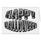 Happy Halloween Spiders & Spider Web Card (Vorderseite (Horizontal))
