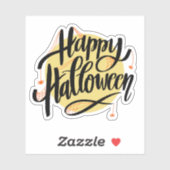 Happy halloween spiders web sticker (Blatt)