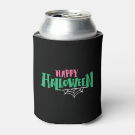 Happy Halloween Spiderweb Can Cooler Dosenkühler