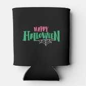 Happy Halloween Spiderweb Can Cooler Dosenkühler (Rückseite)