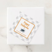 Happy Halloween Spinnennetz kein Trick nur Leckere Geschenkanhänger (Beispiel)