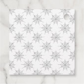 Happy Halloween Spinnennetz kein Trick nur Leckere Geschenkanhänger (Rückseite)