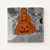 Happy Halloween Spiral Notebook Notizblock (Rückseite)