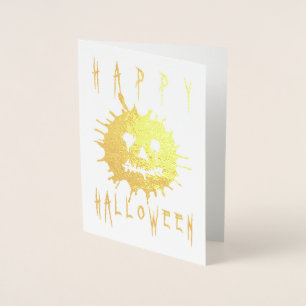 Happy Halloween Splatolatern Folienkarte