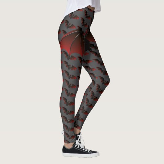 Happy Halloween Spooky Bat Leggings (Rechts)