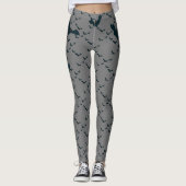 Happy Halloween Spooky Bat Leggings (Vorderseite)