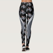 Happy Halloween Spooky Bat Leggings (Rückseite)