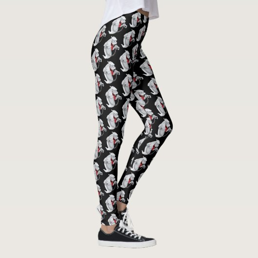 Happy Halloween Spooky Bat Leggings (Rechts)