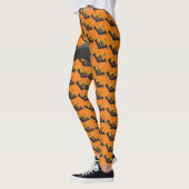 Happy Halloween Spooky Bat Leggings (Links)