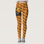 Happy Halloween Spooky Bat Leggings (Vorderseite)