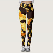 Happy Halloween Spooky Bat Leggings (Vorderseite)
