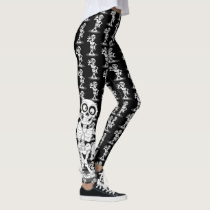 Happy Halloween Spooky Black Leggings