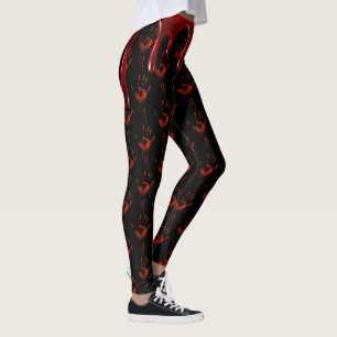 Happy Halloween Spooky Blood Leggings