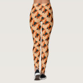 Happy Halloween Spooky Candy Cat Leggings (Rückseite)