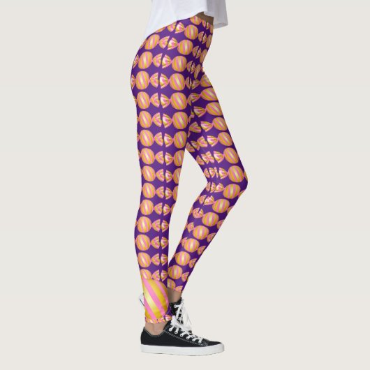 Happy Halloween Spooky Candy Leggings (Rechts)