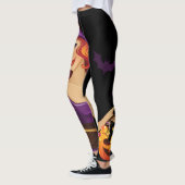 Happy Halloween Spooky Candy Leggings (Links)