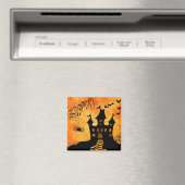 Happy Halloween Spooky Castle Magnet (In Situ (Geschirrspüler))