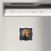 Happy Halloween Spooky Castle Magnet (In Situ (Geschirrspüler))