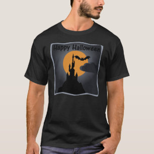Happy Halloween Spooky Castle Men's T - Shirt