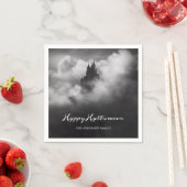 Happy Halloween Spooky Castle Party Serviette (Beispiel)