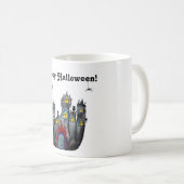 Happy Halloween Spooky Castle Tasse (VorderseiteRechts)