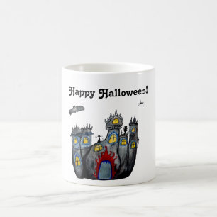 Happy Halloween Spooky Castle Tasse