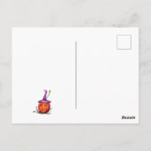 Happy Halloween Spooky Catsle Postcard Postkarte (Rückseite)