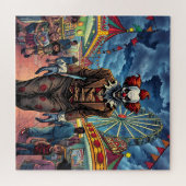 Happy Halloween | Spooky Clown Puzzle (Horizontal)