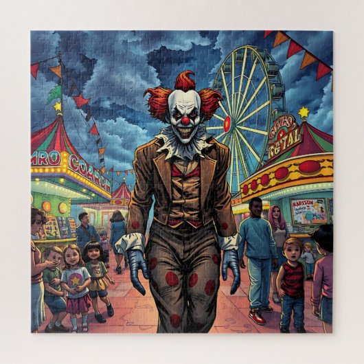 Happy Halloween | Spooky Clown Puzzle (Vertikal)