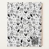 HAPPY HALLOWEEN SPOOKY CUSTOMIZABLE MONOGRAMM PLANER (Rückseite)