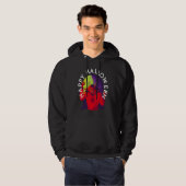 Happy Halloween Spooky Devil Satan in Full Moon Hoodie (Vorne ganz)