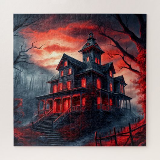 Happy Halloween Spooky Dwelling Puzzle (Horizontal)