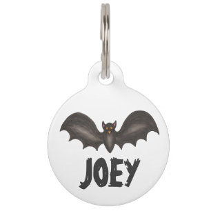 Happy Halloween Spooky Flying Black Bat Haustiermarke