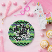 Happy Halloween Spooky Fun Pappteller (Party)