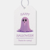 Happy Halloween Spooky Ghost Geschenkanhänger (Vorderseite)