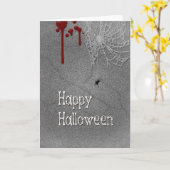 Happy Halloween Spooky Gravestone Karte (Gelbe Blume)