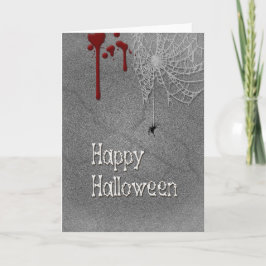 Happy Halloween Spooky Gravestone Karte