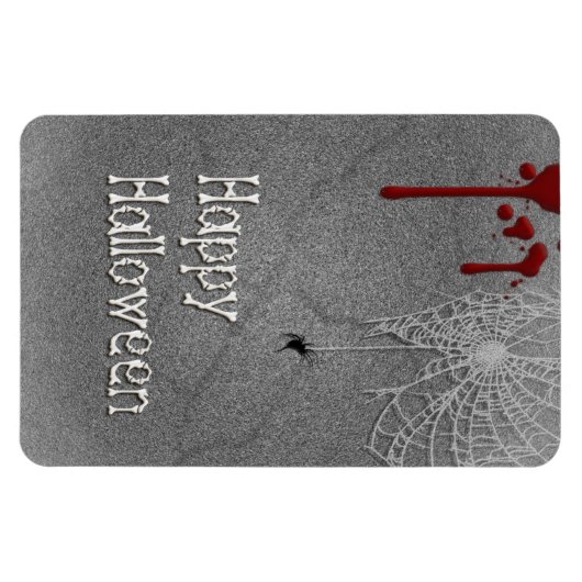 Happy Halloween Spooky Gravestone Magnet (Horizontal)