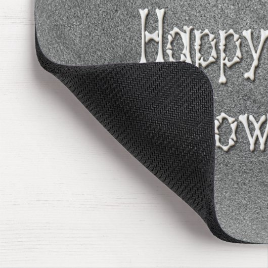 Happy Halloween Spooky Gravestone Mousepad (Ecke)