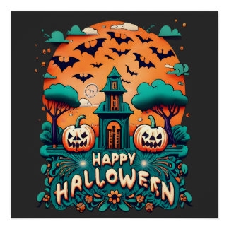 Happy Halloween | Spooky Halloween Poster