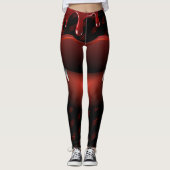 Happy Halloween Spooky Kiss Leggings (Vorderseite)