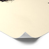 Happy Halloween Spooky Kürbis und Fledermäuse Poster (Ecke)