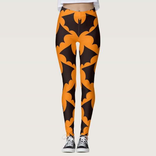 Happy Halloween Spooky Niedlich & festlich Hallowe Leggings (Vorderseite)