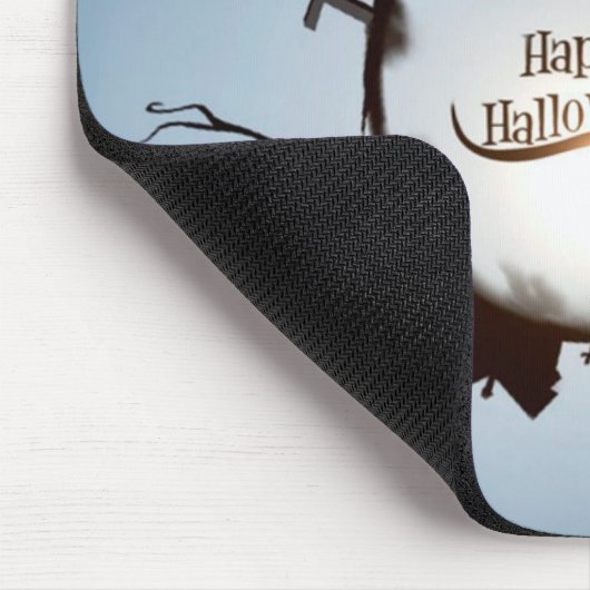 Happy Halloween Spooky Owl Mousepad (Ecke)