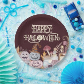 Happy Halloween Spooky Pappteller (Party)
