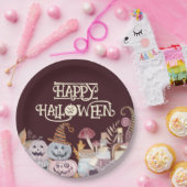 Happy Halloween Spooky Pappteller (Party)